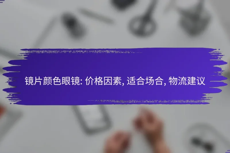 镜片颜色眼镜: 价格因素, 适合场合, 物流建议